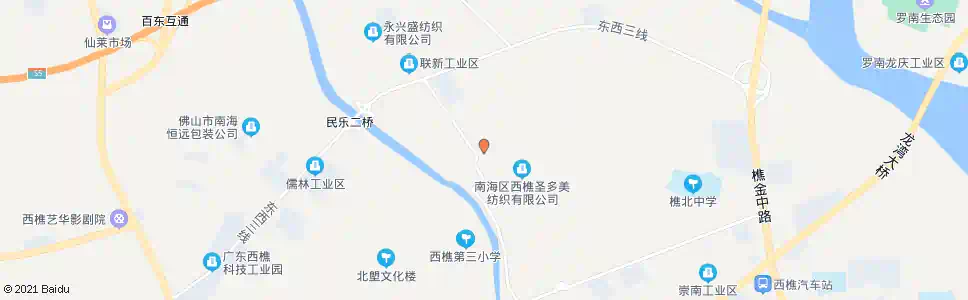 佛山联新五队_公交站地图_佛山公交_妙搜公交查询2025