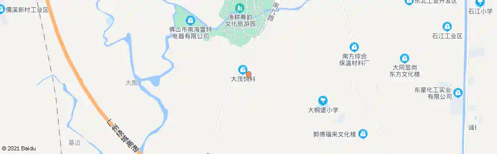 佛山竹元村_公交站地图_佛山公交_妙搜公交查询2025