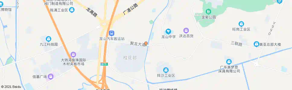 佛山龙山聚龙站_公交站地图_佛山公交_妙搜公交查询2025