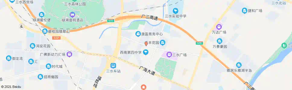 佛山汇丰豪园_公交站地图_佛山公交_妙搜公交查询2025