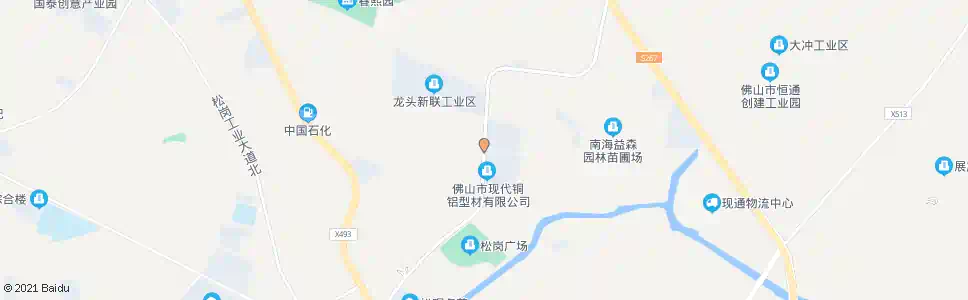 佛山荷溪村路口_公交站地图_佛山公交_妙搜公交查询2025