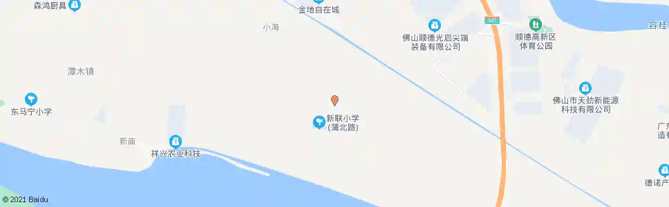 佛山新联村(杏坛)_公交站地图_佛山公交_妙搜公交查询2025