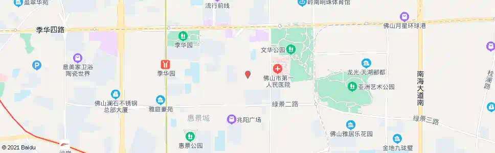 佛山玫瑰园市场_公交站地图_佛山公交_妙搜公交查询2025