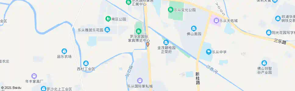 佛山沙滘_公交站地图_佛山公交_妙搜公交查询2025
