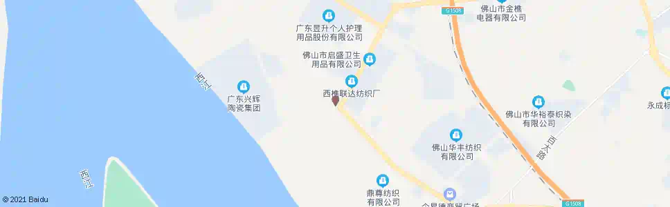 佛山西樵河岗_公交站地图_佛山公交_妙搜公交查询2025