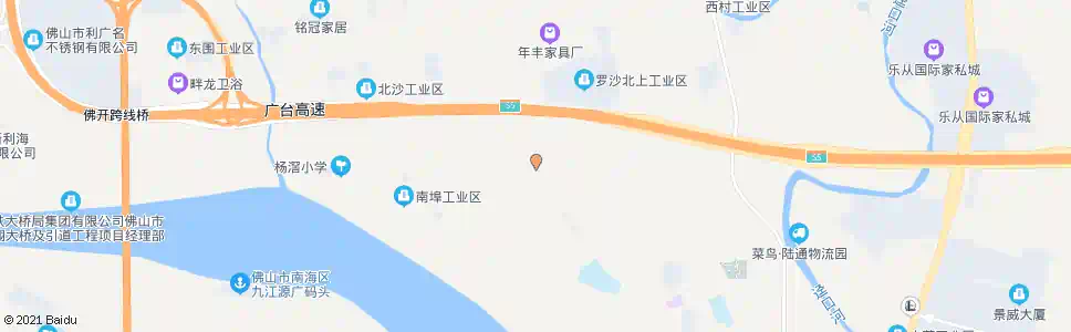 佛山上冲_公交站地图_佛山公交_妙搜公交查询2025