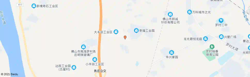 佛山大丰田村_公交站地图_佛山公交_妙搜公交查询2025