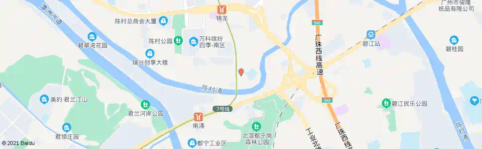 佛山南涌村_公交站地图_佛山公交_妙搜公交查询2025