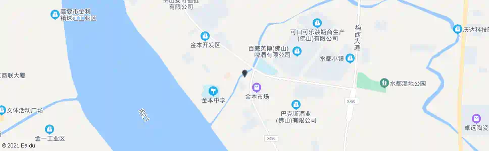 佛山五顶岗(金本)_公交站地图_佛山公交_妙搜公交查询2025