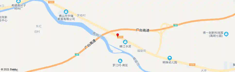 佛山峰江水泥厂_公交站地图_佛山公交_妙搜公交查询2025