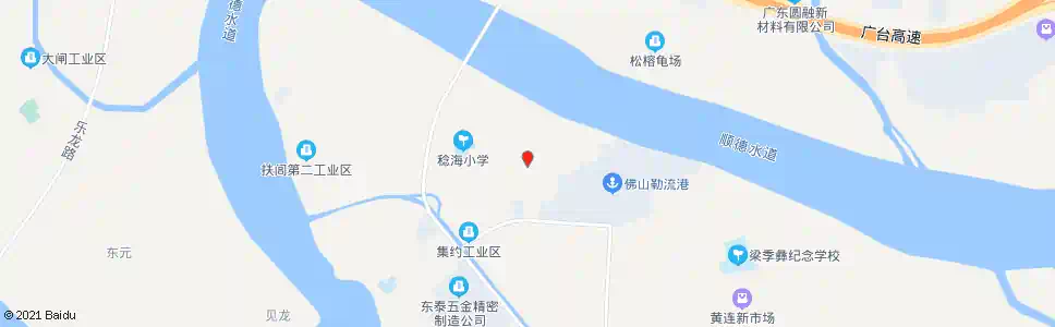 佛山稔海村_公交站地图_佛山公交_妙搜公交查询2025
