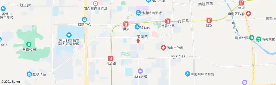 佛山普澜一路_公交站地图_佛山公交_妙搜公交查询2025