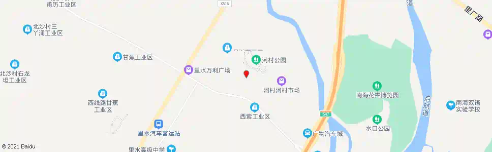 佛山西紫村_公交站地图_佛山公交_妙搜公交查询2025
