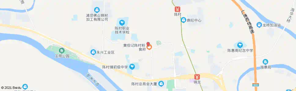 佛山陈村社区卫生服务中心_公交站地图_佛山公交_妙搜公交查询2025