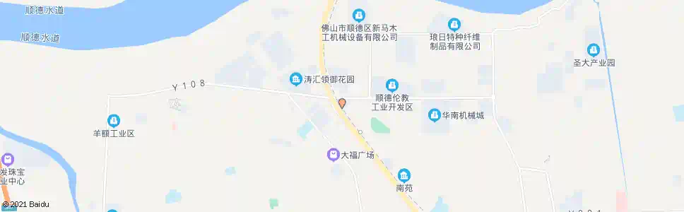 佛山工业区大道_公交站地图_佛山公交_妙搜公交查询2025
