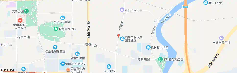 佛山石啃钢铁市场_公交站地图_佛山公交_妙搜公交查询2025