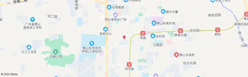 佛山环球国际广场_公交站地图_佛山公交_妙搜公交查询2025