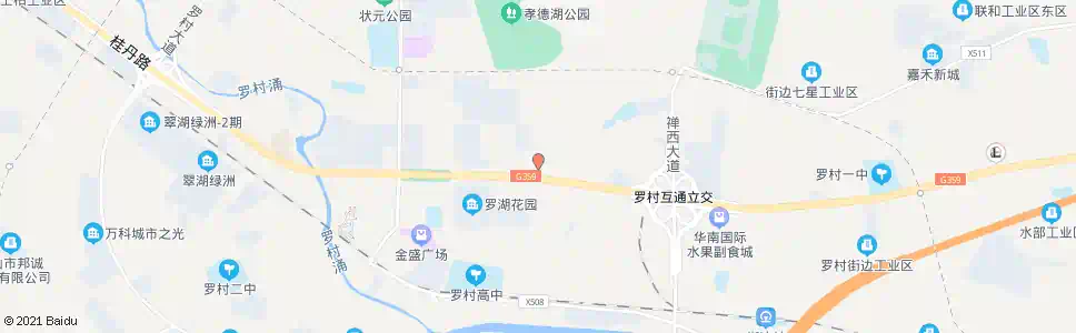 佛山华南电光源市场_公交站地图_佛山公交_妙搜公交查询2025