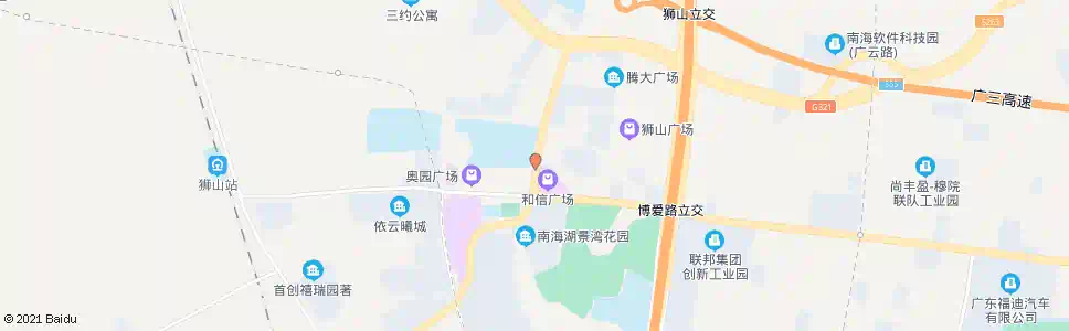 佛山狮山石门高级中学_公交站地图_佛山公交_妙搜公交查询2025