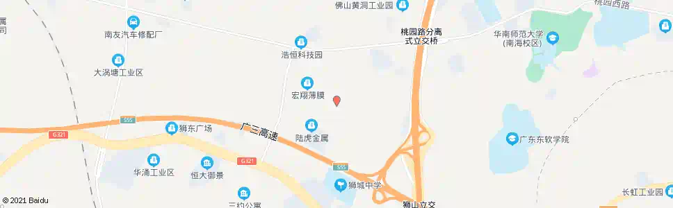 佛山朗下下村_公交站地图_佛山公交_妙搜公交查询2025