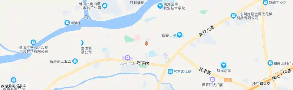 佛山振兴北路(厚福)_公交站地图_佛山公交_妙搜公交查询2025