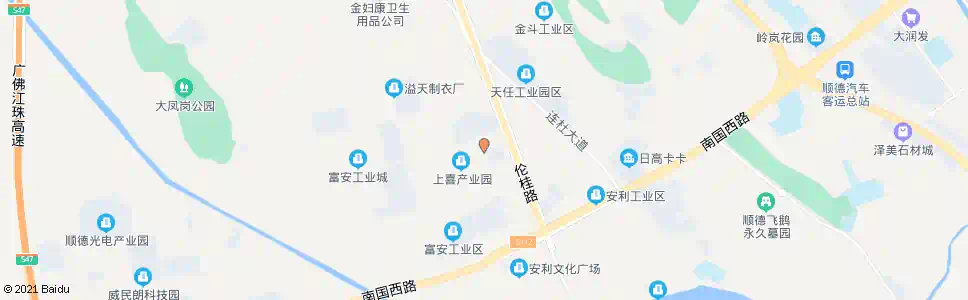 佛山富兴路_公交站地图_佛山公交_妙搜公交查询2025