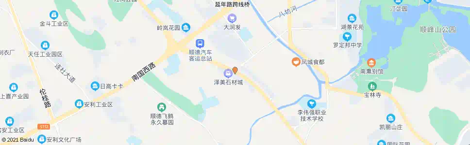 佛山国际商业城_公交站地图_佛山公交_妙搜公交查询2025