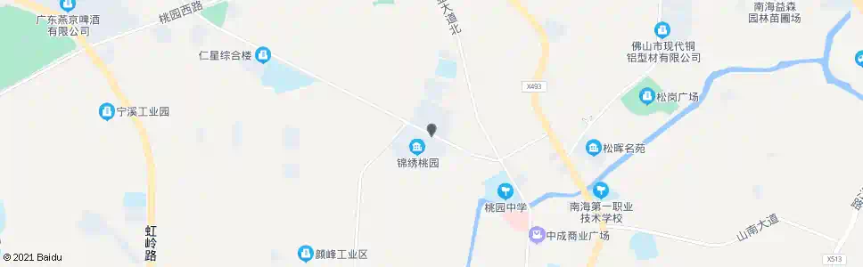 佛山锦绣桃园_公交站地图_佛山公交_妙搜公交查询2025