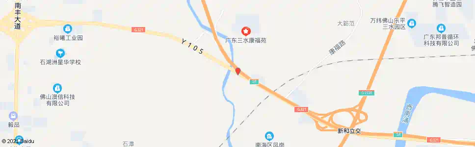 佛山大沙市场临时站_公交站地图_佛山公交_妙搜公交查询2025