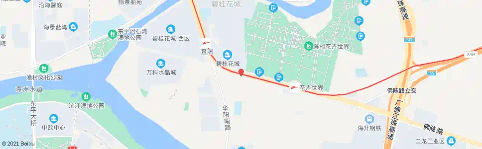 佛山登洲路口_公交站地图_佛山公交_妙搜公交查询2025