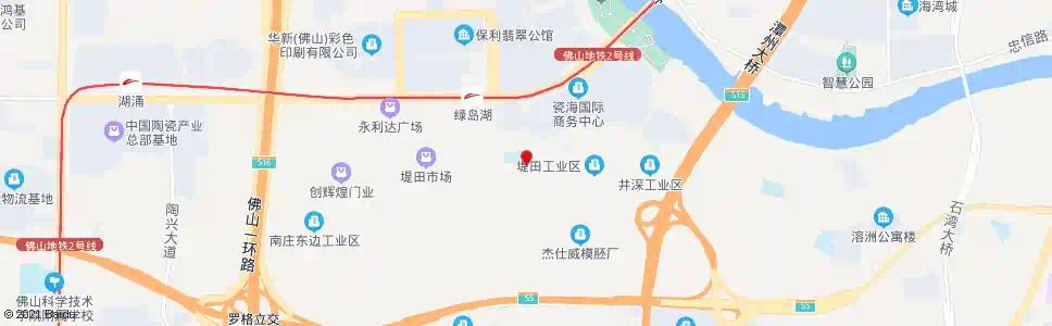佛山堤田小学_公交站地图_佛山公交_妙搜公交查询2025