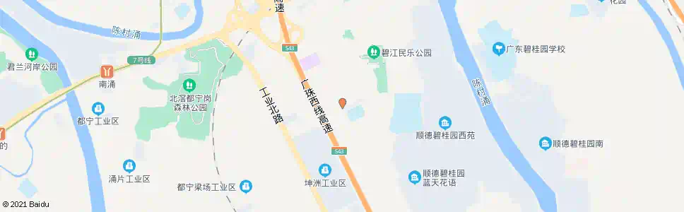 佛山坤洲小学_公交站地图_佛山公交_妙搜公交查询2025