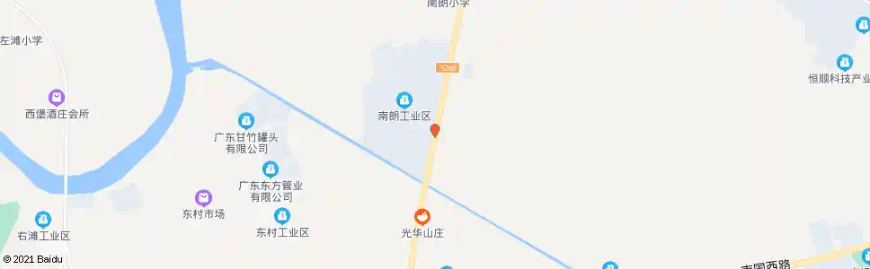 佛山南朗加油站_公交站地图_佛山公交_妙搜公交查询2025