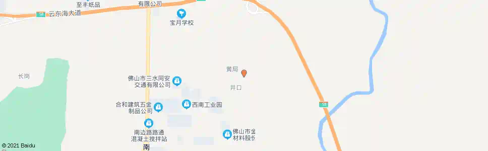 佛山井口村_公交站地图_佛山公交_妙搜公交查询2025