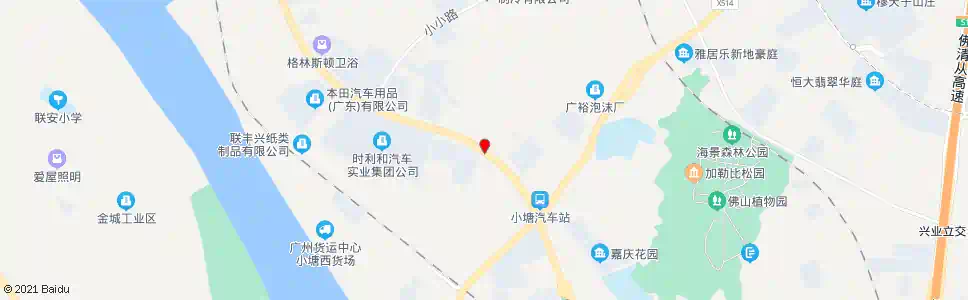 佛山洞边村_公交站地图_佛山公交_妙搜公交查询2025