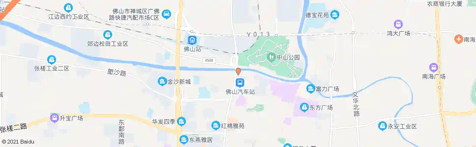 佛山汽车站北_公交站地图_佛山公交_妙搜公交查询2025