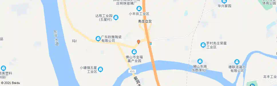佛山庄步村_公交站地图_佛山公交_妙搜公交查询2025