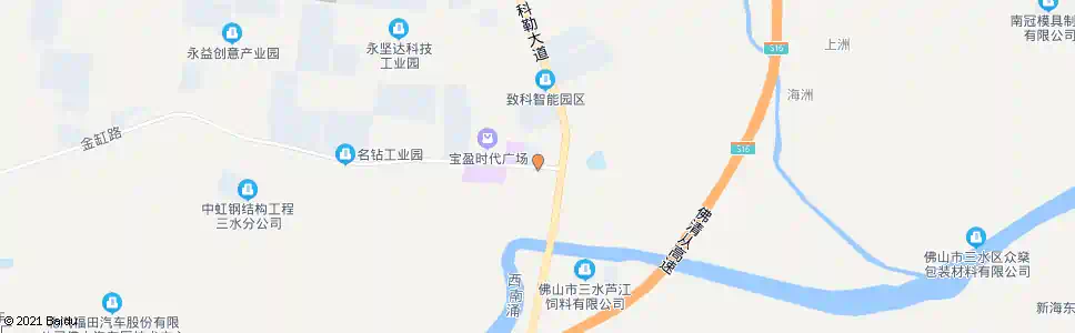 佛山三江市场_公交站地图_佛山公交_妙搜公交查询2025