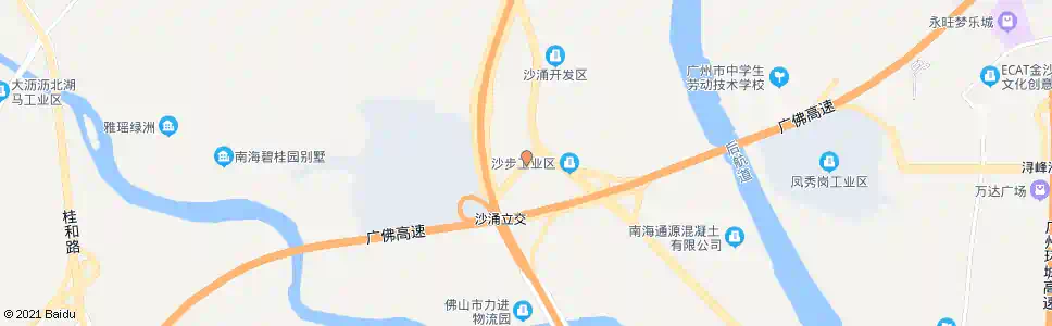 佛山里水沙涌(八达通家居港)_公交站地图_佛山公交_妙搜公交查询2025