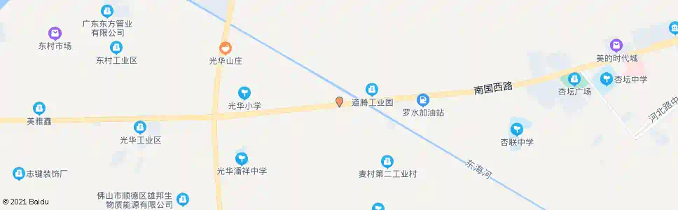 佛山麦村大道口_公交站地图_佛山公交_妙搜公交查询2025