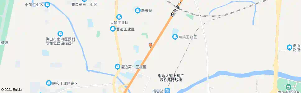 佛山庄边村_公交站地图_佛山公交_妙搜公交查询2025