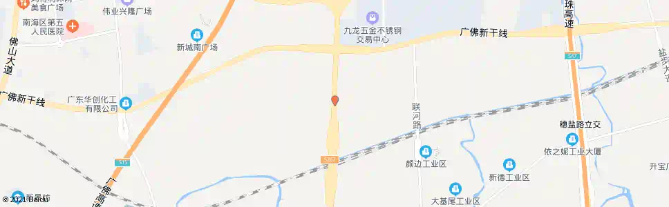 佛山水头路口_公交站地图_佛山公交_妙搜公交查询2025