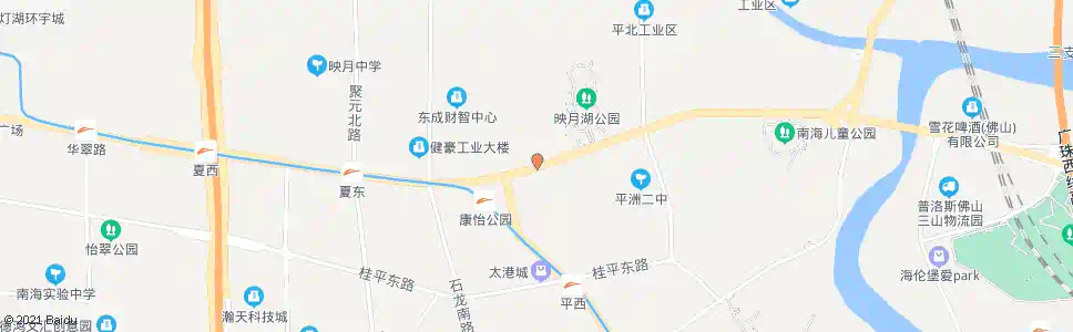 佛山平洲中队_公交站地图_佛山公交_妙搜公交查询2025