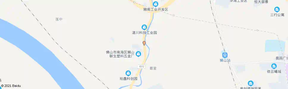 佛山狮南村口_公交站地图_佛山公交_妙搜公交查询2025