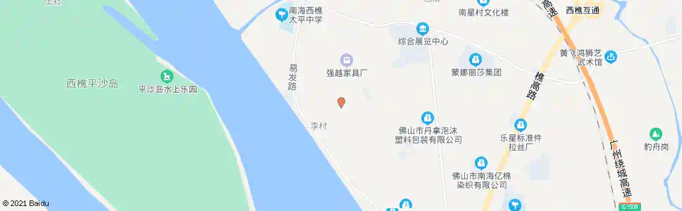 佛山九甲村_公交站地图_佛山公交_妙搜公交查询2025