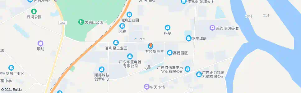 佛山万和电气_公交站地图_佛山公交_妙搜公交查询2025