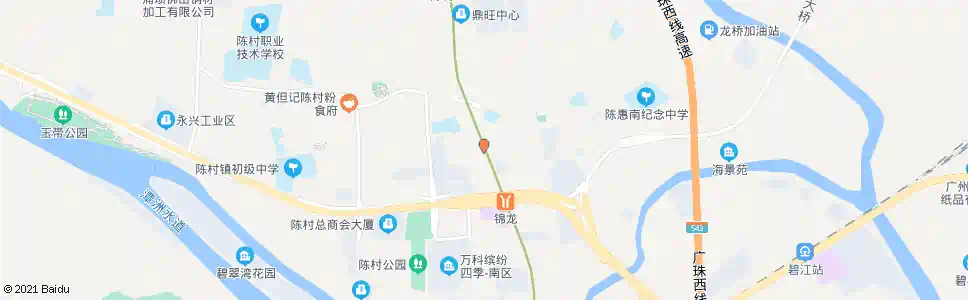 佛山顺明轩(锦绣新村)_公交站地图_佛山公交_妙搜公交查询2025