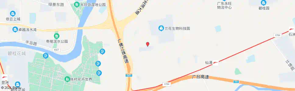 佛山百合路_公交站地图_佛山公交_妙搜公交查询2025