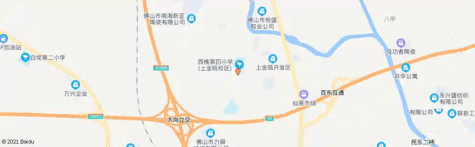 佛山沙基_公交站地图_佛山公交_妙搜公交查询2025