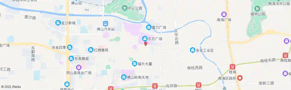 佛山东方广场a站_公交站地图_佛山公交_妙搜公交查询2025